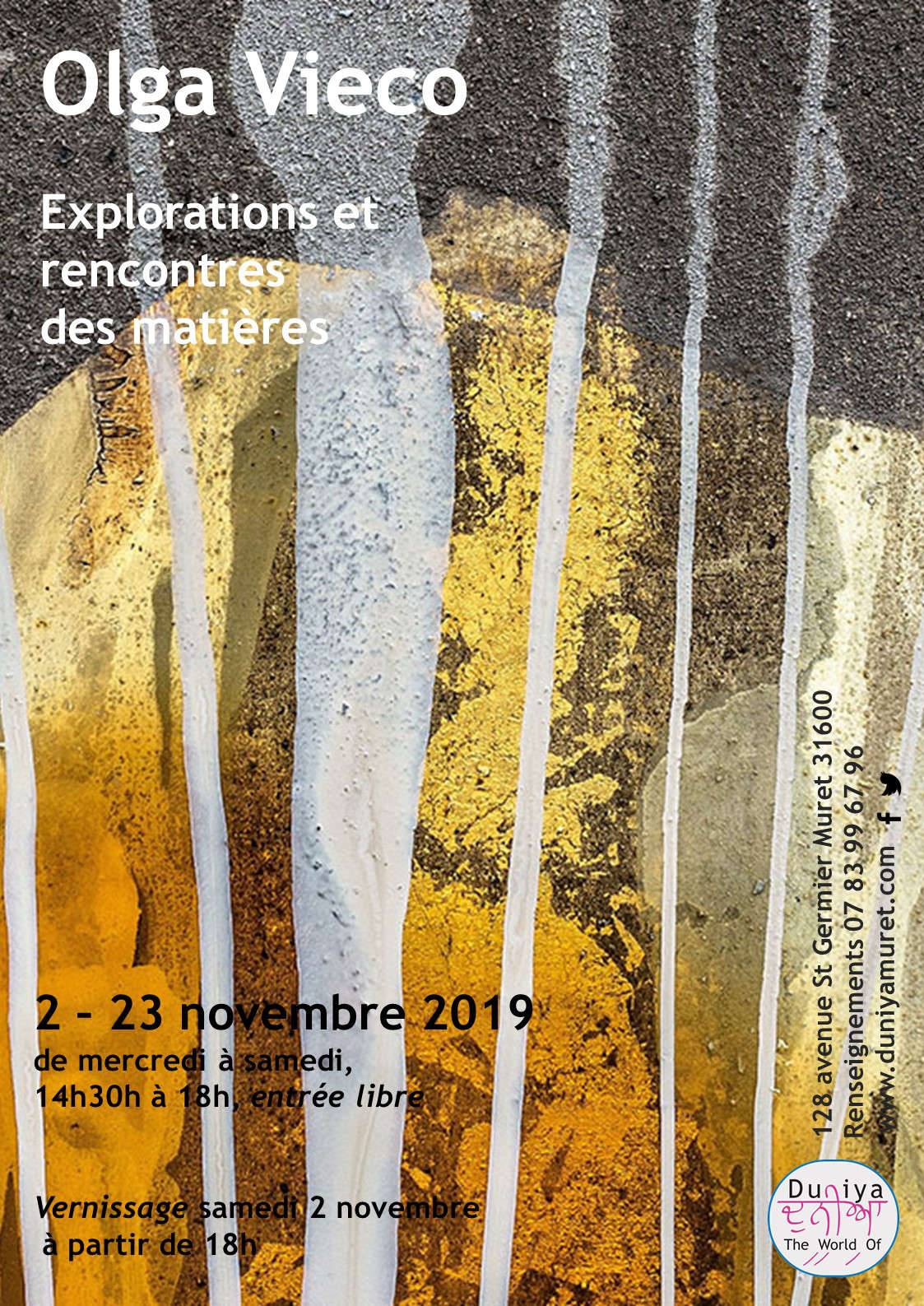 Affiche Expo Olga Vieco